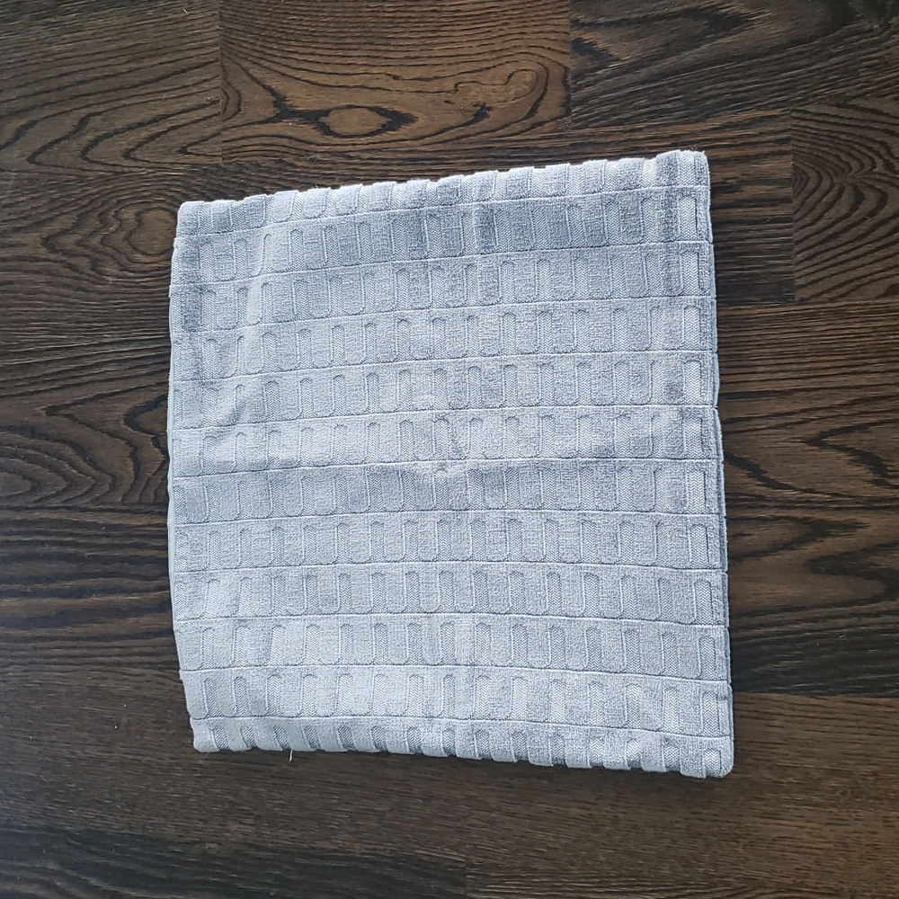 West Elm 20x20 Grey velvet pillow cover